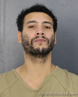 Mugshot of Kenny Negron booked in Broward County, Florida on August 19, 2026
