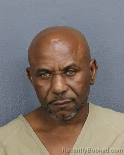 Mugshot of Howard George Hamilton booked in Broward County, Florida on August 23, 2026
