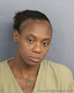 Mugshot of Alexis Mercedes Howard booked in Broward County, Florida on September 22, 2026