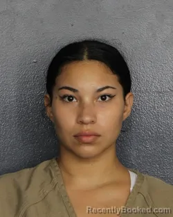 Mugshot of Katherine Alexandra Luna booked in Broward County, Florida on September 22, 2026