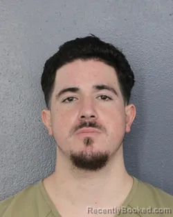 Mugshot of Michael Gonzalez booked in Broward County, Florida on September 23, 2026