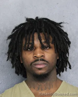 Mugshot of De Arius Woods booked in Broward County, Florida on September 23, 2026