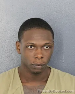 Mugshot of Jereome Downing booked in Broward County, Florida on September 23, 2026