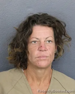 Mugshot of Rebecca Charlene Heaslewood booked in Broward County, Florida on September 28, 2026