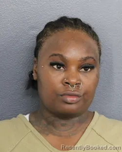 Mugshot of Breonca Dean booked in Broward County, Florida on September 28, 2026