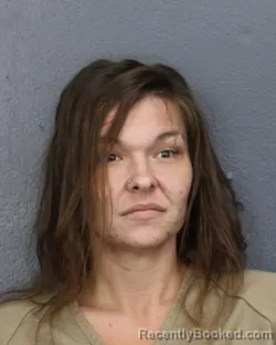 Mugshot of Brittany Uhlig booked in Broward County, Florida on October 4, 2026