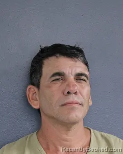 Mugshot of Wilfredo Castellanos Tellez booked in Broward County, Florida on October 4, 2026