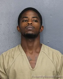 Mugshot of Brenton Jamal Johnson booked in Broward County, Florida on October 6, 2026