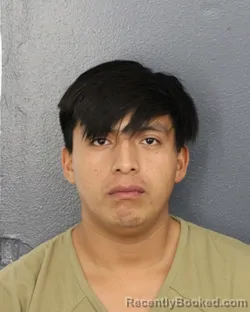 Mugshot of Fabio Mendez Perez booked in Broward County, Florida on October 8, 2026