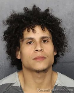 Mugshot of Giovanni Isaiah Bolanos booked in Broward County, Florida on October 12, 2026