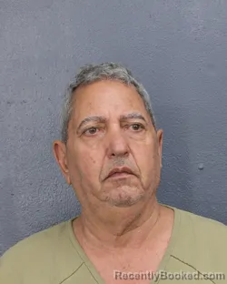 Mugshot of Jacobo Entebi booked in Broward County, Florida on October 14, 2026