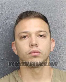 Booking photo from Broward County, Florida