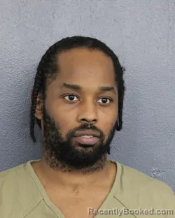 Mugshot of Gedarious Antwan Geffrard booked in Broward County, Florida on August 19, 2026
