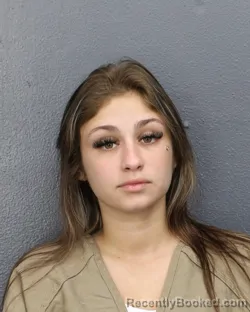 Mugshot of Victoria Franca Oliveira booked in Broward County, Florida on September 25, 2026