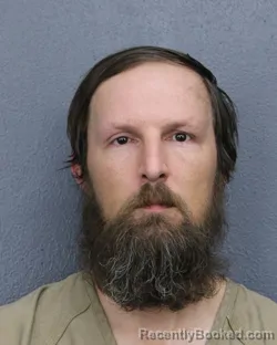 Mugshot of Dustin Ryan Reed booked in Broward County, Florida on October 7, 2026