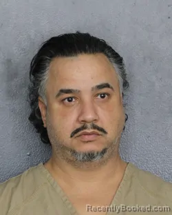 Mugshot of Rene Rivera booked in Broward County, Florida on October 10, 2026
