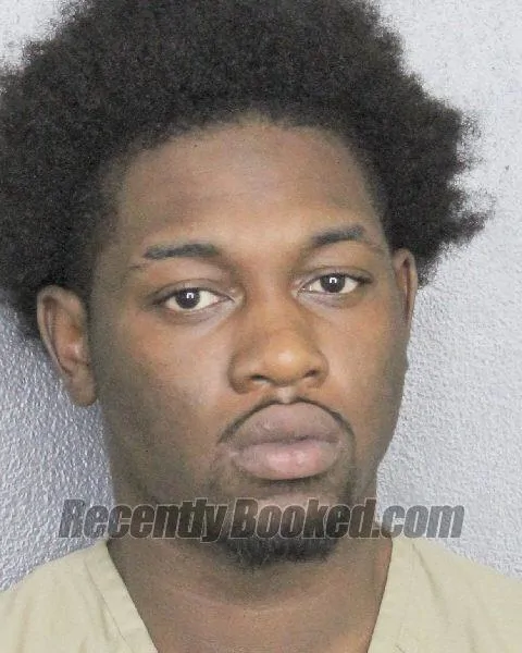 Booking photo from Broward County, Florida