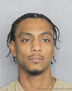 Mugshot of KURHANN GYLE CUFFY booked in Broward County, Florida on March 13, 2026