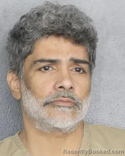Mugshot of RENE A TIRADO booked in Broward County, Florida on April 23, 2026