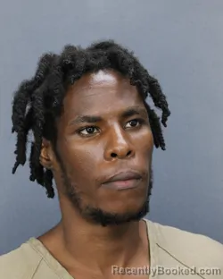Mugshot of Nicoy Watson booked in Broward County, Florida on July 27, 2026