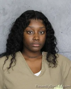 Mugshot of Taliyah Sharae Davis booked in Broward County, Florida on July 29, 2026