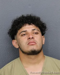Mugshot of Jose Moises Moran Ochoa booked in Broward County, Florida on August 2, 2026