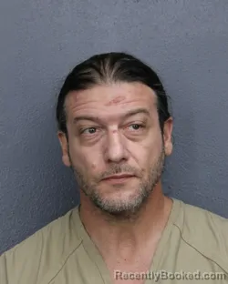 Mugshot of Daniel Nick Schirripa booked in Broward County, Florida on August 8, 2026