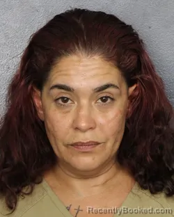 Mugshot of Erika Contreras booked in Broward County, Florida on August 18, 2026