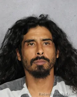 Mugshot of Steven Calderon booked in Broward County, Florida on August 19, 2026