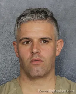 Mugshot of Bryan Daniel Brown booked in Broward County, Florida on August 22, 2026
