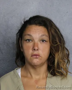 Mugshot of Breanna Michelle Sanford booked in Broward County, Florida on August 22, 2026