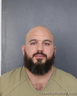 Mugshot of Daniel Alejandro Perez booked in Broward County, Florida on August 24, 2026