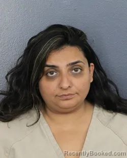 Mugshot of Sarah Salim Lakdawala booked in Broward County, Florida on September 22, 2026