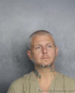 Mugshot of Rocky Gene J Riegle booked in Broward County, Florida on September 24, 2026