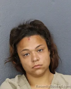 Mugshot of Ericka Dawne Cedillo booked in Broward County, Florida on September 26, 2026