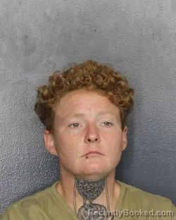 Mugshot of Courtney Leanne Capps booked in Broward County, Florida on September 26, 2026