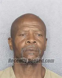 Booking photo from Broward County, Florida