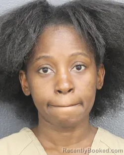 Mugshot of GINA TOUSSAINT booked in Broward County, Florida on March 9, 2026