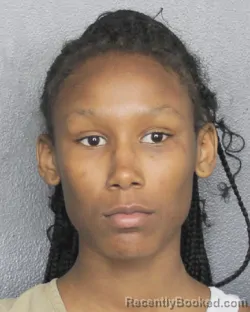 Mugshot of DNIYA MILLER booked in Broward County, Florida on May 20, 2026