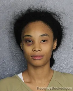Mugshot of Keyonni Anya Patrick booked in Broward County, Florida on August 19, 2026