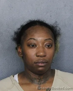 Mugshot of Destanee Townsend booked in Broward County, Florida on August 23, 2026