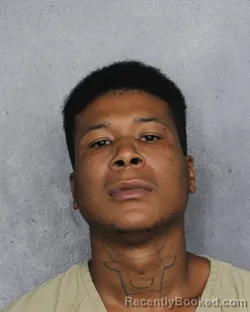 Mugshot of Aramis Tramond Hall booked in Broward County, Florida on October 6, 2026