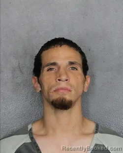 Mugshot of Robert Antonio Bruno booked in Broward County, Florida on October 12, 2026