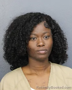 Mugshot of Biannca Jayne Bruton booked in Broward County, Florida on October 12, 2026