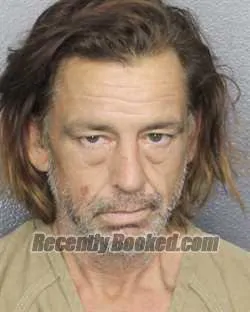 Booking photo from Broward County, Florida
