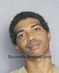 Booking photo from Broward County, Florida