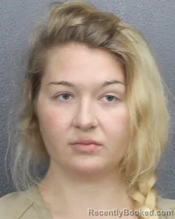 Mugshot of EMMA MARY LARKIN booked in Broward County, Florida on March 11, 2026