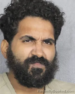 Mugshot of DANNY FREDDY ESPIRITUSANTO booked in Broward County, Florida on March 14, 2026