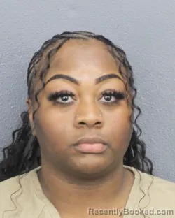Mugshot of ASHLIE NYCHOLE COOPER booked in Broward County, Florida on April 25, 2026