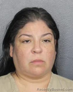Mugshot of ANA CAROLINA CUADRA booked in Broward County, Florida on May 3, 2026